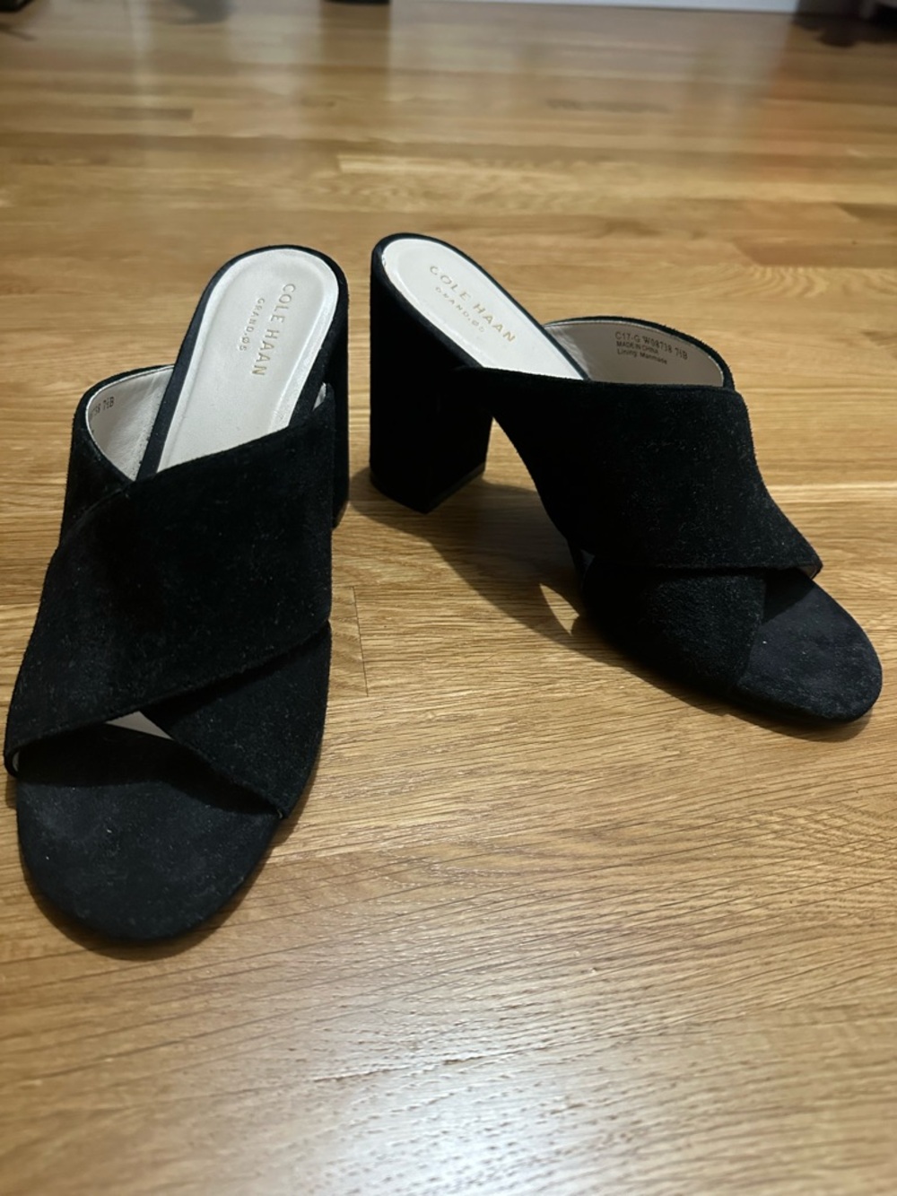 Cole Haan Gabby Slip-On Block-Heel Sandal
